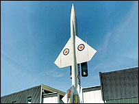 موشک ضدموشک بومارک ساخت شرکت بوئينگ آمريکا