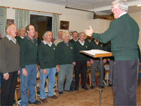 St Colomba Celtic Male Voice Choir rehearsal