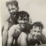 Me and my mates on the beach.