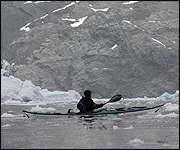 Peter Bray kayaking in Georgia