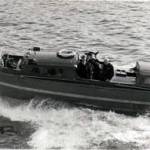 Winston Churchill our war leader waving to the ships company of HMS Ramillies as he leaves after a visit to her in Island 1941.