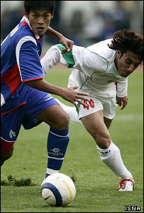 بازيکن تيم ايران و تايوان