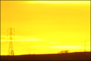 the sky over Livsey (taken from Highercroft) just after sunset.