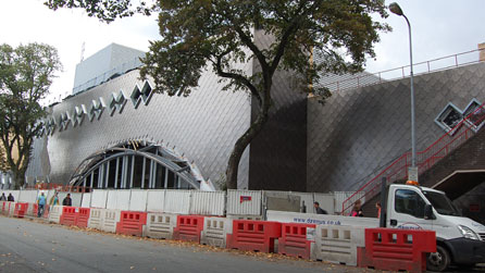 Sherman Cymru's redevelopment is almost complete. Photo: Marina Newth