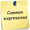 Common expressions