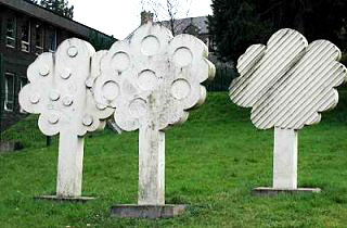 Omagh's concrete trees
