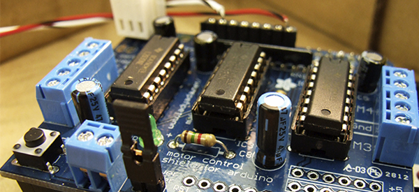 Photo of Arduino circuit board