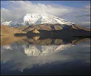 Mustagata, the highest ski peak in the world 