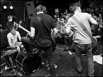 Chickenhawk live on stage at The Cockpit (pic - Brendan Docherty) 