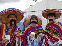 Enjoying the V Festival