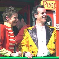 Sara and Mark on deck