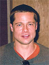Brad Pitt in the studio