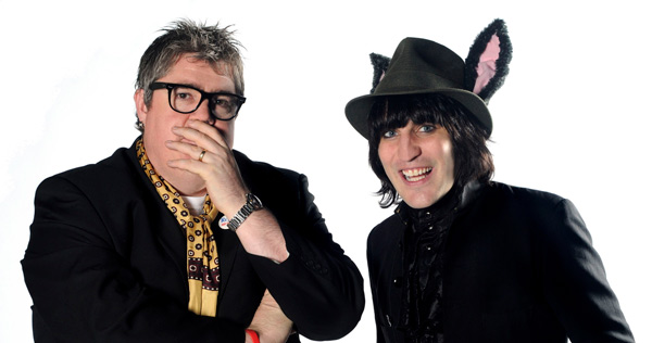 Phill Jupitus and Noel Fielding