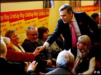 Gordon Brown in Glenrothes