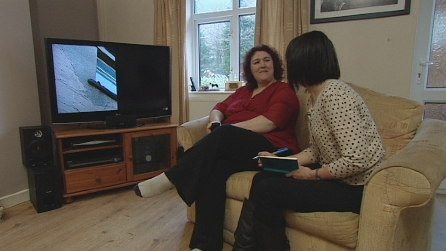 Amanda Morgan with Lucy Owen