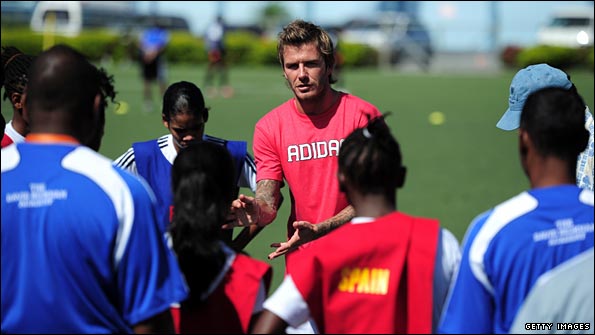 David Beckham in Trinidad