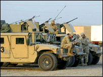 Irak'ta askerler