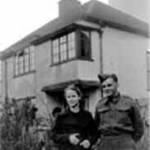 Trish with Hughie Summerled Campbell c.1943-Spring 1944