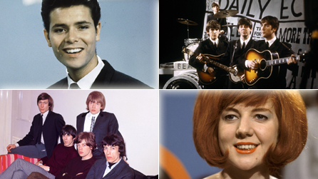 Cliff Richard, The Beatles, The Rolling Stones and Cilla Black