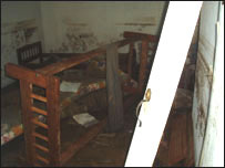 Nick's guest house room after the Tsunami