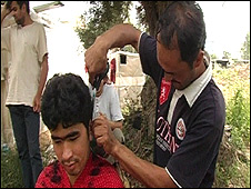 نمایی از فیلم "شرق در آرزوی غرب" ساخته"عبدالرضا کهن دوست"