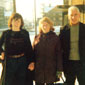 Brenda with her parents in her home town