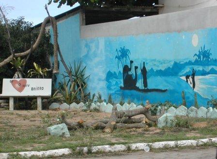 Any wall is in risk to be painted here