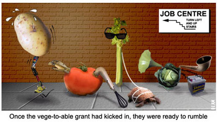 Spud cartoon - click below for text description