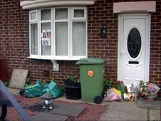 The home in Horden wheer Michael Atherton shot three women dead