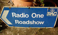 A roadshow roadsign. These weren't for sale.