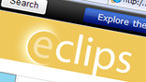 eclips logo on screen