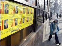 Afişe electorale din Kazakstan