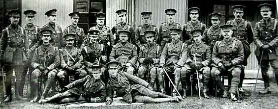 Officers of 10th Battalion Royal Inniskilling Fusiliers