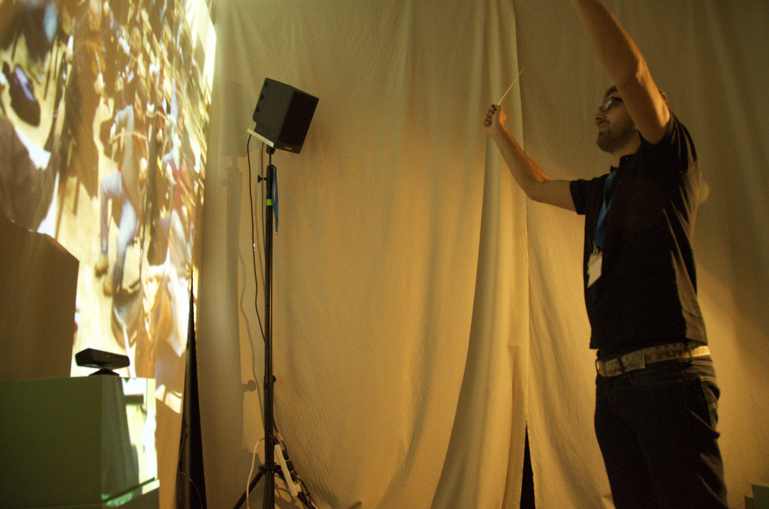 In full flow: conducting the BBC Philharmonic