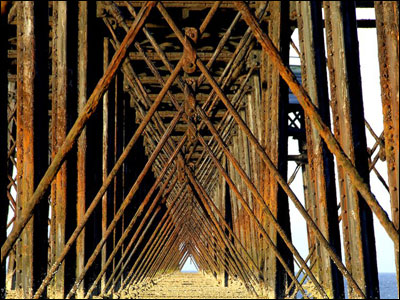 Ray Collister: Ramsey Pier, Isle of Man