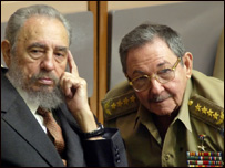 Ông Fidel Castro và Raul Castro