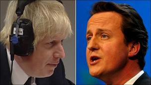 Boris Johnson and David Cameron