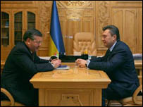 Гриценко та Янукович