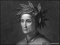 O poeta Dante Alighieri, 1265 - 1321