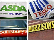 Four big supermarkets