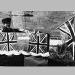 My three wheeler cycle became motor tug "Loyd Street" for a fancy dress parade in 1942. Dad was in the Royal Navy as a Chief Engineer of a trawler, used during the war as a mine sweeper.