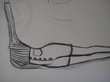 Nautical style high waisted shorts