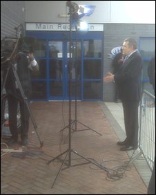 Gordon Brown on his final campaign visit to Carlisle