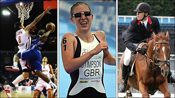 Jodie Stimpson, GB v Turkey basketball, and Sam Weale