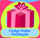 Cerdyn Balwn Penblwydd