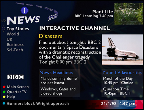 Proposed Digital Text homepage from 1998