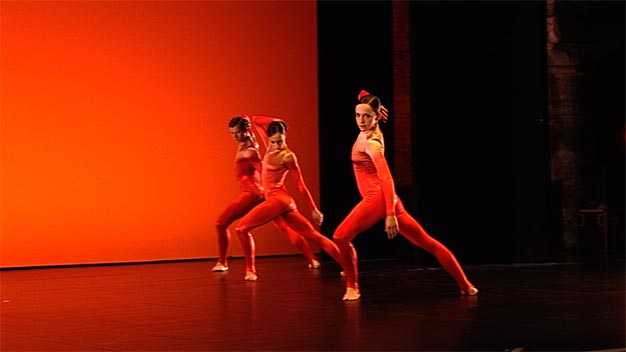 Michael Clark company rehearsing in Venice.