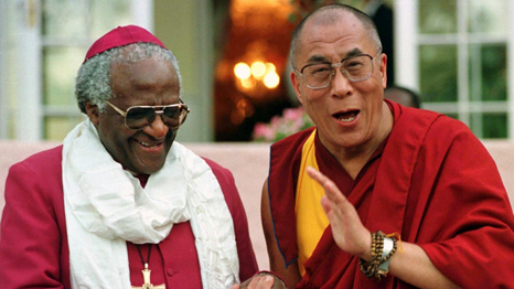 Archbishop Tutu and the Dalai Lama back in 1996