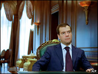 російський президент Дмітрій Медвєдєв