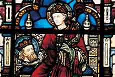 Stained glass window